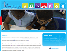 Tablet Screenshot of gawthorpeacademy.co.uk